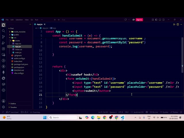 useRef Hook in React JS Explained | DOM References & Mutable Values | React Tutorial