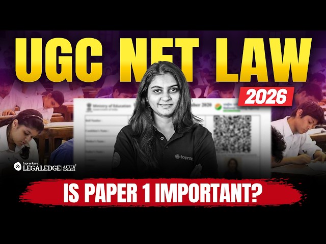 UGC NET Law | JRF: Paper 1 Importance, Detailed Analysis UGC NET JRF 🔥 Weightage & Preparation Plan
