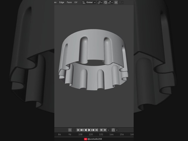 how properly create this hard surface model in blender #blender #3dmodeling #tutorial #shorts
