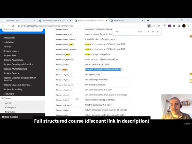 How to get images from a PDF file with Python + PyMuPDF?