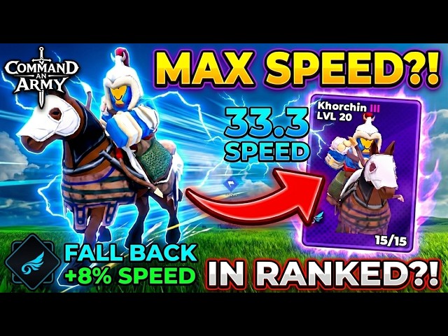 Max Speed Khorchin is OP! I took them to Ranked in Command An Army | Roblox [CC]