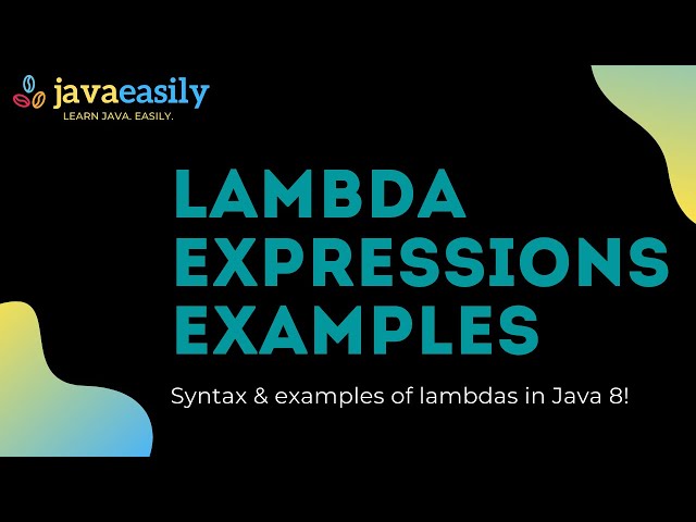 Understanding Lambda Expression Syntax and Examples