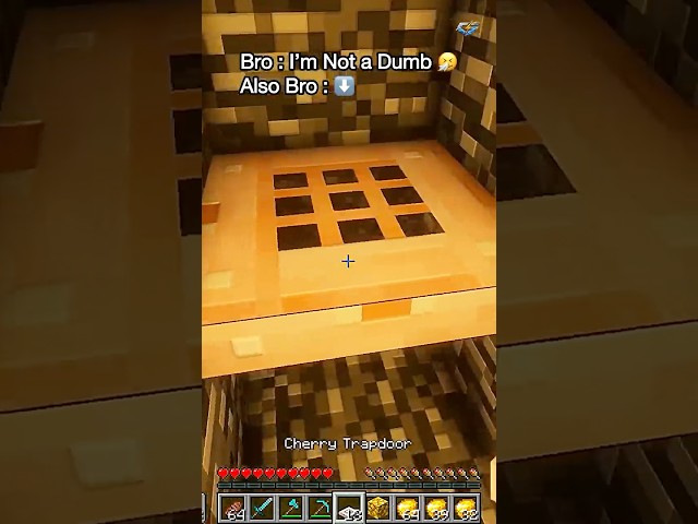 Minecraft’s Dumbest Gold Move 💀 #shorts #creator