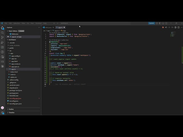 Master Angular Signals: set() vs update()