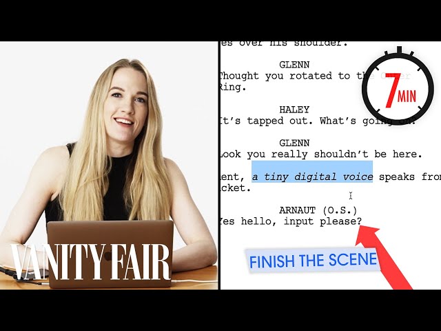 Hollywood Screenwriter Tries to Write a Scene in 7 Minutes | Vanity Fair
