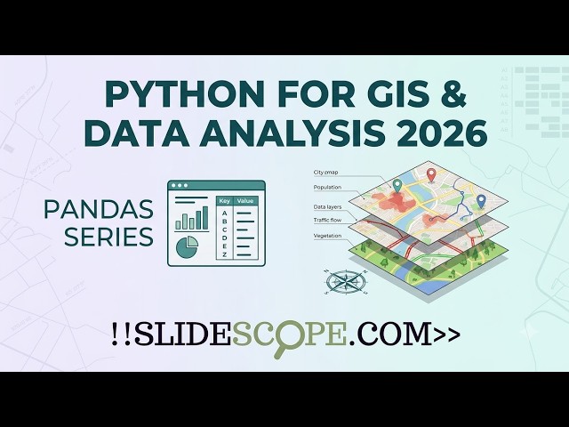 Python for GIS and Data Analysis 2026 - Pandas Series - Stock Data Analysis