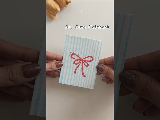 Make Your Own CUTE Notebook! #craftforkids