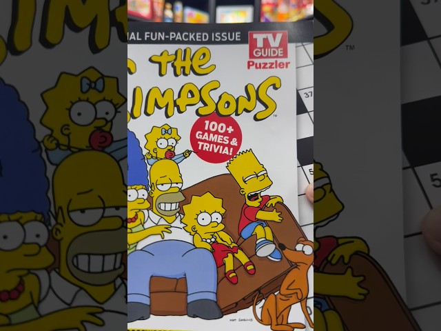 Amazing Simpsons magazine with over 60 pages of crazy fun! #simpsonsfamily