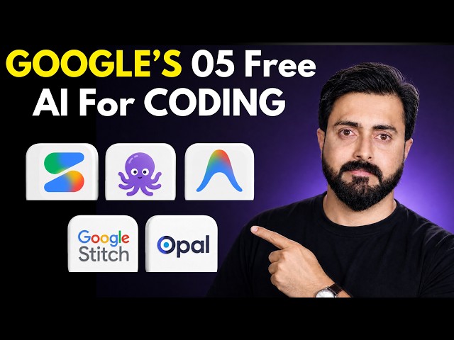 Google Just Made Coding Obsolete (5 FREE AI Tools)