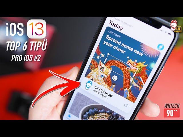 📱 TOP 6 Tipů v 90 SEKUNDÁCH: Apple iPhone a iOS vol. #2 | WR90″ [4K]