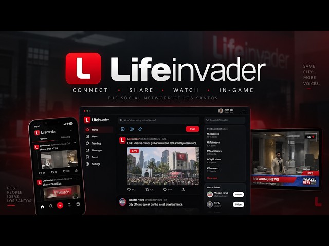 LifeInvader — Full News Job Script | Newspaper, Magazine & LIVE TV | FiveM