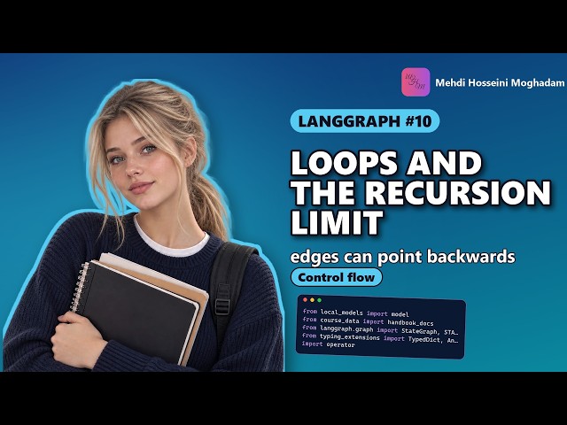 LangGraph #10: Loops and the recursion limit #langgraph #python