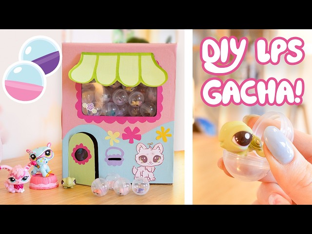 DIY Littlest Pet Shop Vending Machine! (Gacha)