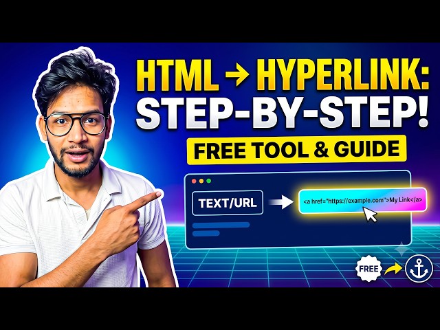 How to Convert HTML to URL Hyperlink | Step by Step Guide | Free Tool
