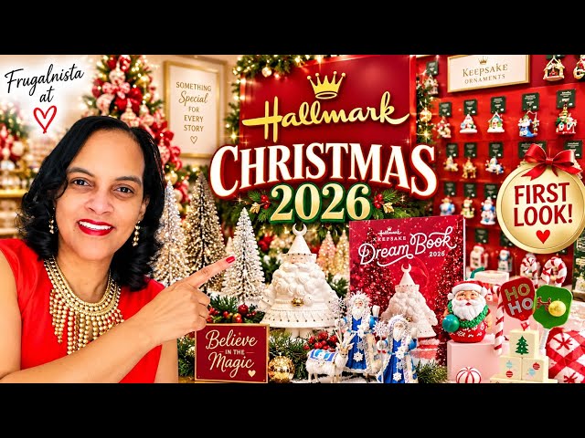 HALLMARK CHRISTMAS 2026 IS HERE! 🎄✨ First Look at the NEW Keepsake Ornaments & Decor