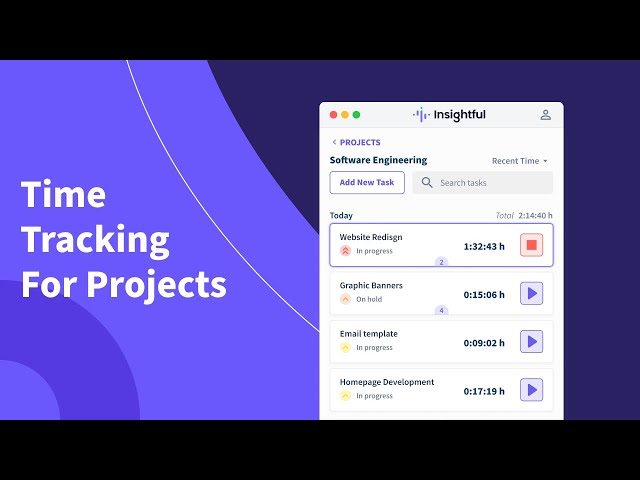 Time Tracking For Projects
