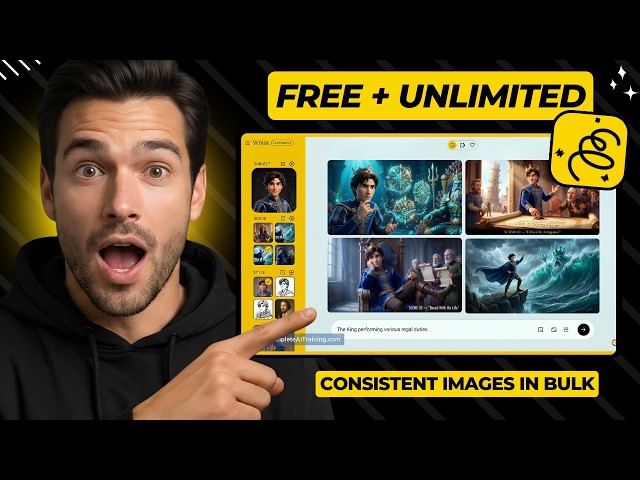 FINALLY! Consistent AI Characters Are FREE & UNLIMITED | Google Whisk