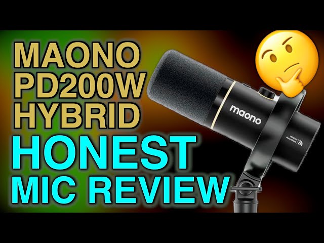 Maono PD200W Hybrid Review - Triple-Mode Podcast Mic with Maono Link & Sound Tests