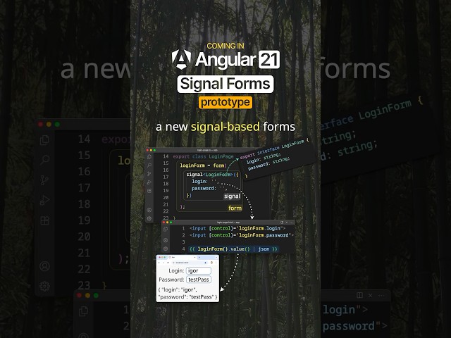 New in Angular 21: New Signal Forms Prototype #angular #angular21