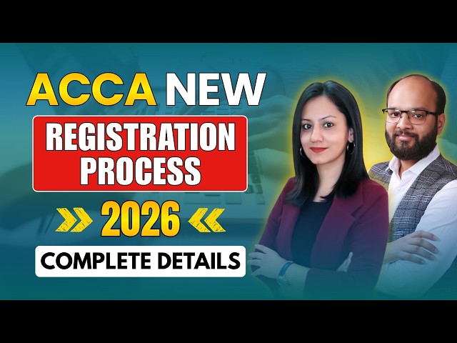 ACCA Registration Process 2026 | How to Register in ACCA | Step By Step Process | ACCA Course 2026