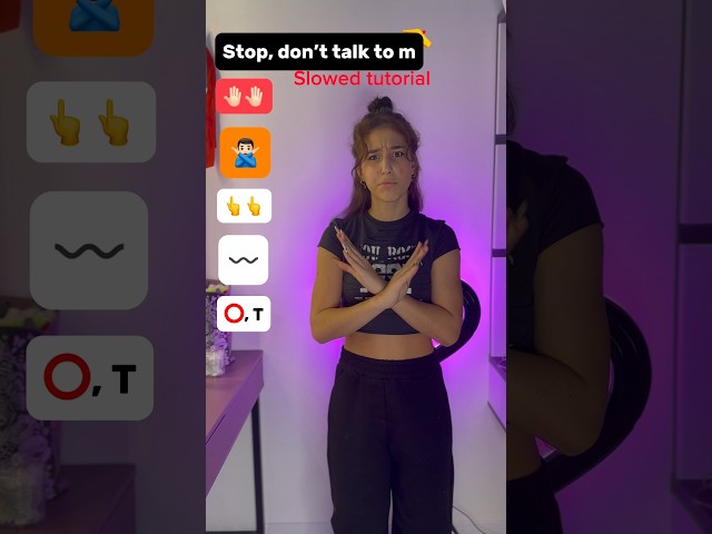 STOP,Don’t Talk to me -SLOWED TUTORIAL #foryou #tutorial #dance #notfake #funny #fake
