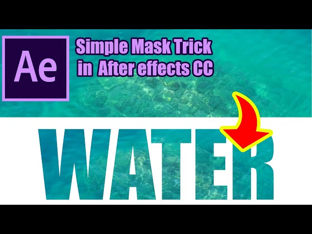 How to Create a simple mask effect in adobe after effects | after effects tricks