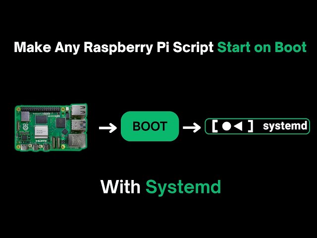 How To Run Any Raspberry Pi Script at Boot with systemd