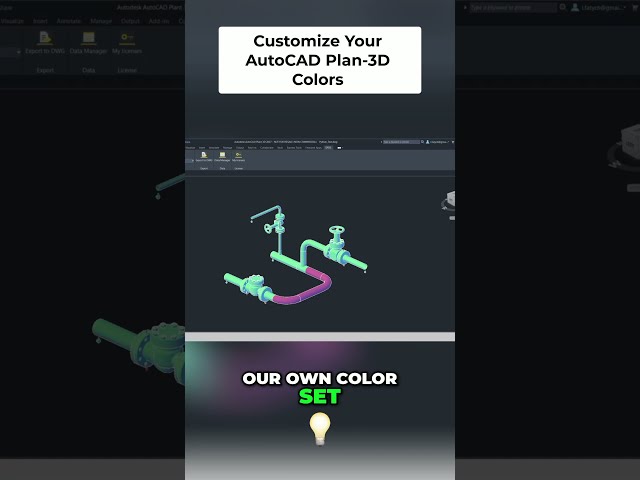 AUTOCAD PLANT3D. Effortless Color Set Setup  Your Quick Guide