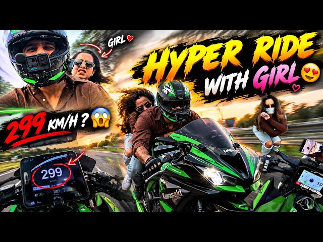 De@th ride with Girl 😱🥵|| Girl Crying 😭 || Hyper Ride 🤬 || 299kmph? || What happened today 🥺
