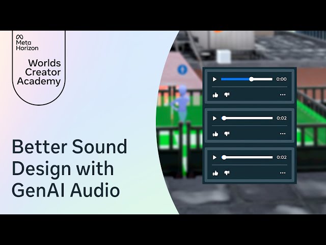 Better Sound Design with GenAI Audio