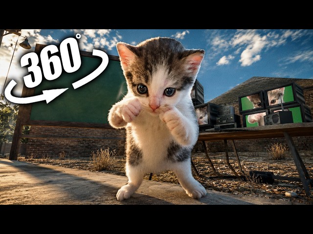 Scuba Cat INVASION YOUR HOUSE | VR / 4K | Scuba Cat Meme