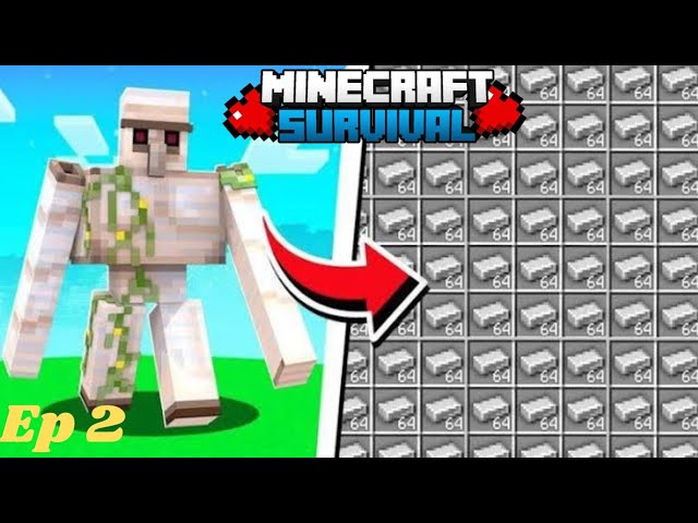 Minecraft Pe 1.21 Easy Iran Farm 🔥 | Minecraft PE Survival Series #2