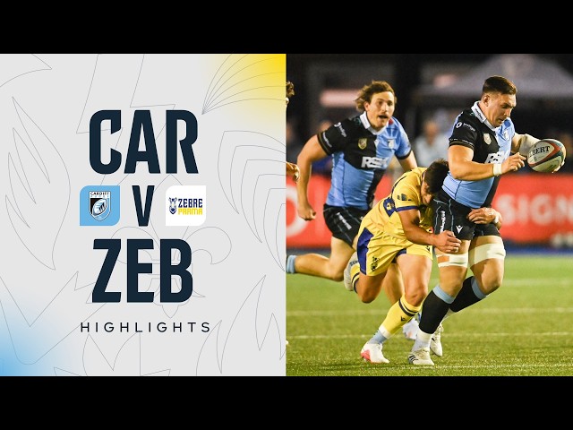 Running Rugby | Cardiff v Zebre Parma | Highlights | Round 2 | URC 2026/27
