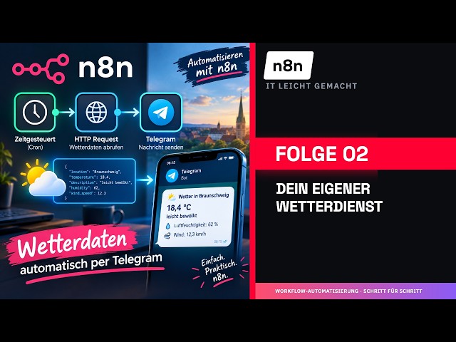 n8n Folge 2: Jeden Morgen automatisch gewarnt – der Wetter-Check