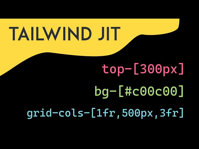 Trying out Tailwind JIT! Custom Values Are Amazing!