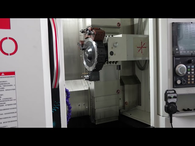 90° Vertical Y-Axis CNC Lathe analysis of the motion trajectory#cnc #machine