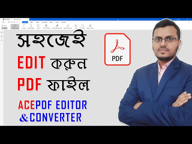 How Edit PDF File Easily | Best PDF Editor AcePDF Editor & Convertor
