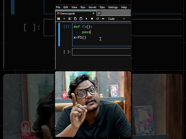 Python Function Me Kuch Return Na Karein To Kya Hoga? 🤔 | None Explained #shorts