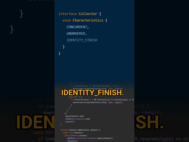 What are the characteristics of a Collector? - Cracking the Java Coding Interview #javacoding