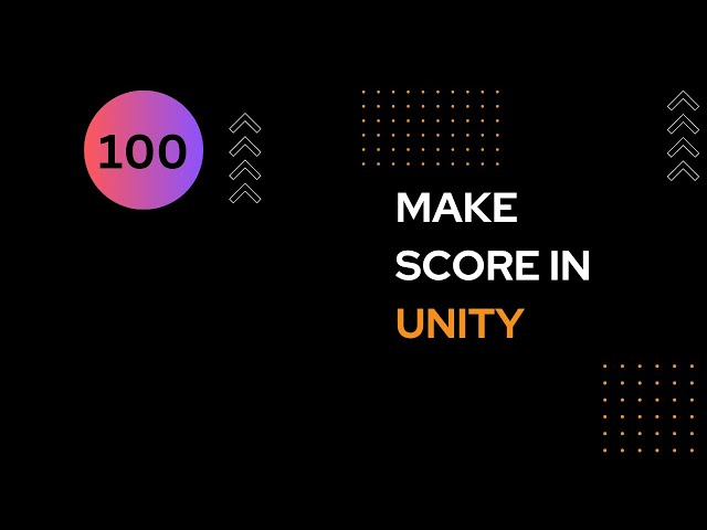 How to make a SCORE in Unity!!   #3d #development #unity #brackeys #beginners #unitytutorials
