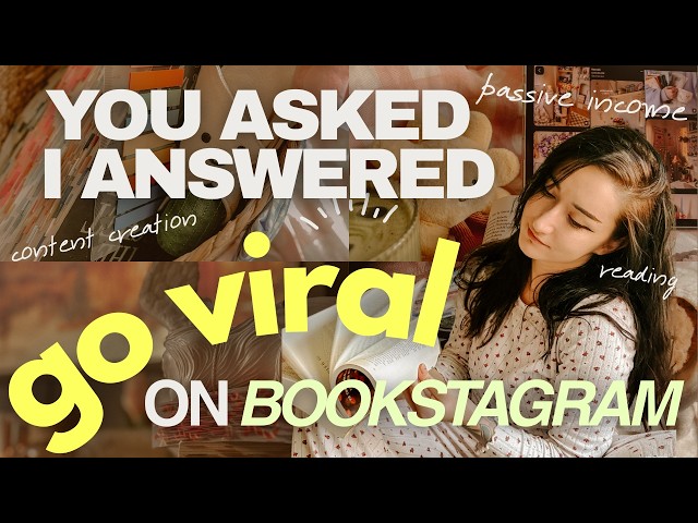 booktube Q&A: running a hobby account & faceless tips
