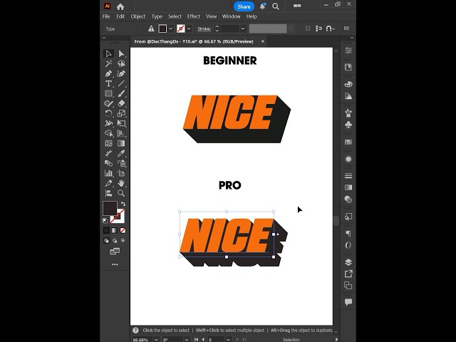 Adobe Illustrator 2025 - Tips to Create a Text Drop Shadow Effect like a PRO #ducthangds