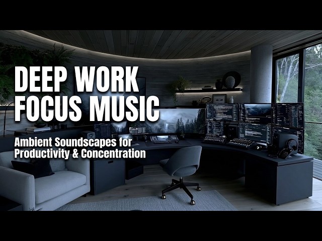 Deep Work Music For Focus And Flow State - Ambient Study Beats For Extreme Concentration