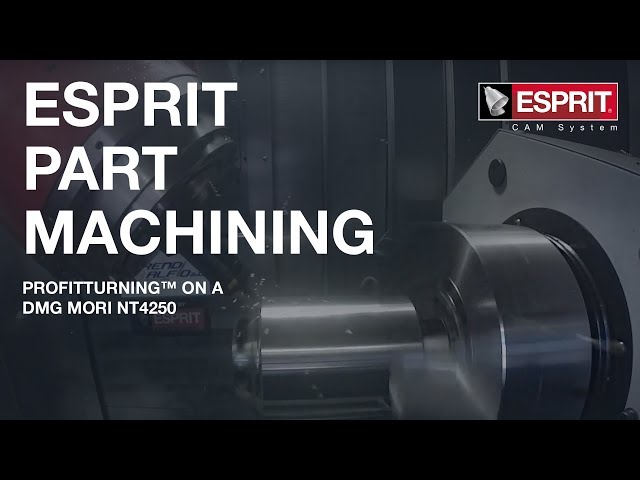 ESPRIT ProfitTurning on a DMGMori NT4250