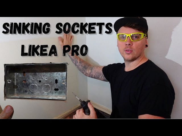 How to chase a socket like a PRO - Electrician