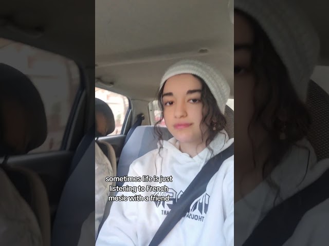 Pov: you grew up together and now you can sit in her car. #bestfriends #carride #friendship #caraoke