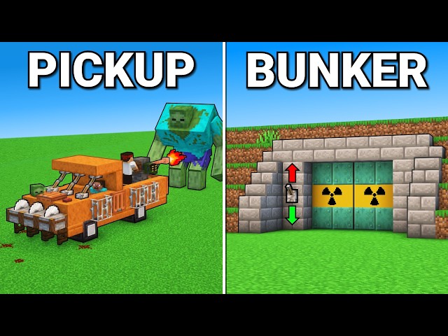 15+ APOCALYPSE Build Hacks In Minecraft!