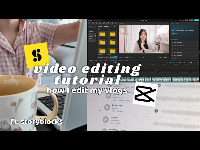 How I edit my small business vlogs ft. Storyblocks