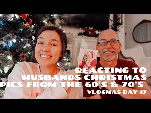 Reacting to Husbands Christmas Pics From the 60's & 70's | VLOGMAS DAY 17