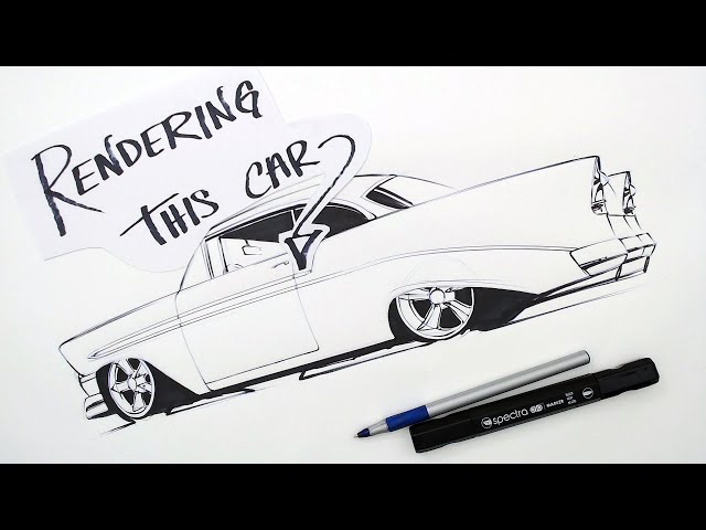 Rendering a 56 Chevy [Bending the Rules] w/ Pinstripe Chris